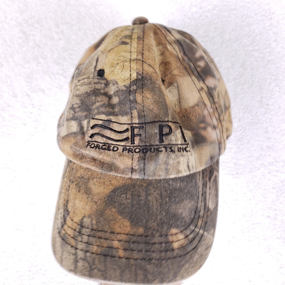 OC Advantage Camo Hat Forged Products Corporate Promo Strapback Cap Gorpcore